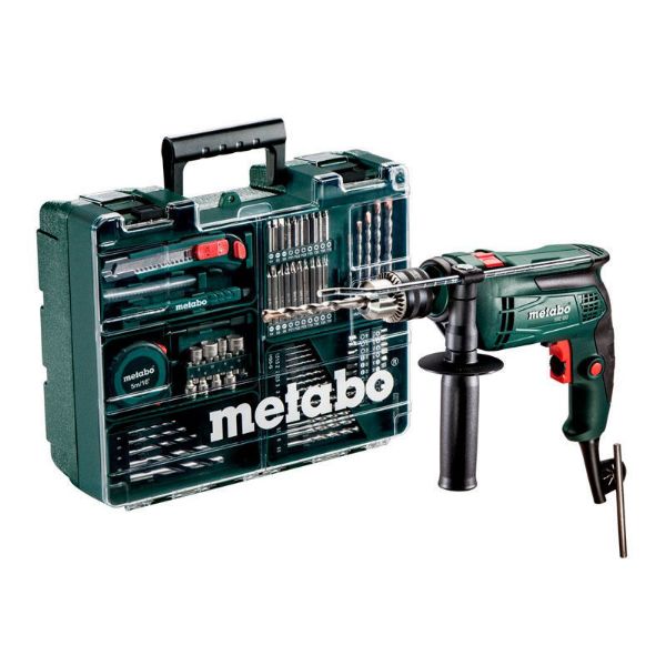 Imagen de Taladro percusión Metabo SBE 650 13MM (1/2'') 650W 110V/60HZ/1F + 79 accesorios 600671880