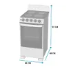 Imagen de Cocina Eléctrica ATLAS 20" Disco Sellada, Slate 110V