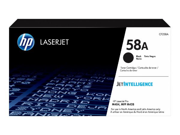 Imagen de Tóner Negro Para Impresora HP Laser JET 58A, M404DW - CI