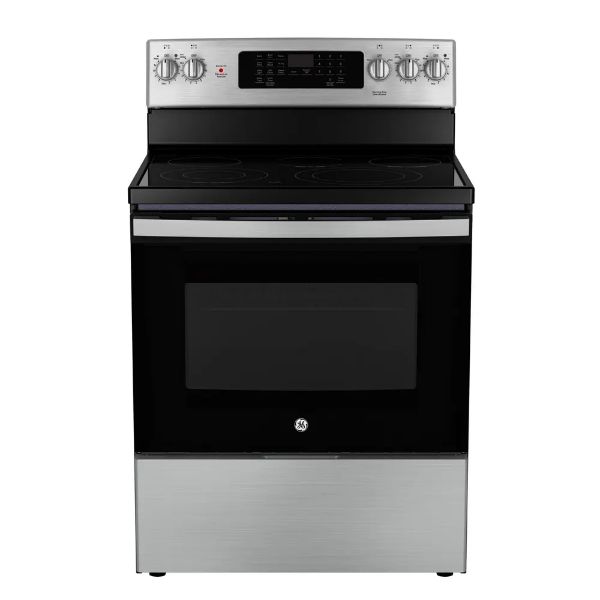 Imagen de Cocina Eléctrica GE 30" Vitrocerámica 4R/1 Expandible Inoxidable Copete