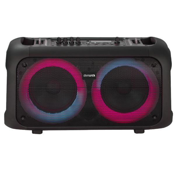 Imagen de Parlante Aiwa Portátil Recargable con Luz 40 WATSS AWPOH35
